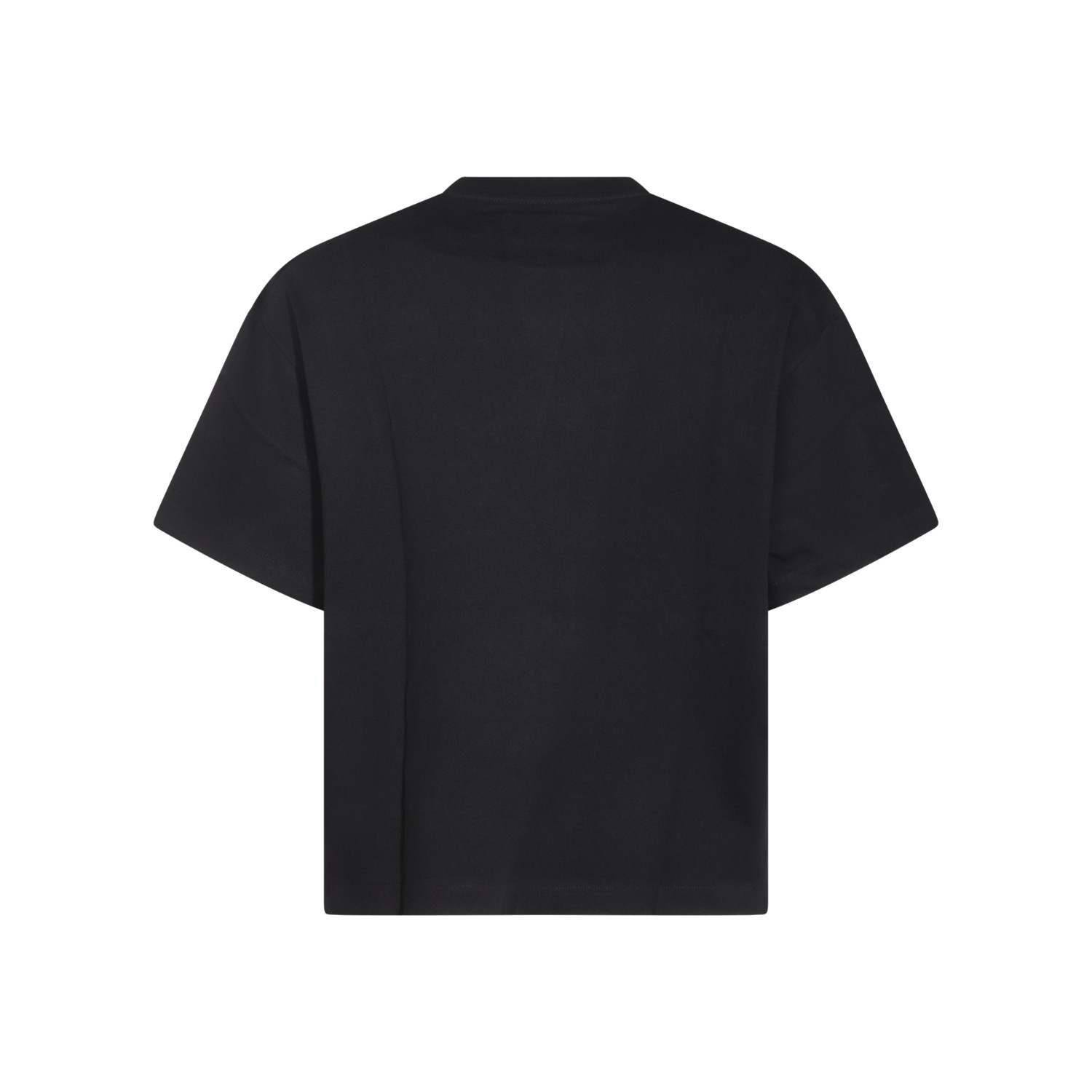 BLACK COTTON T-SHIRT - 2