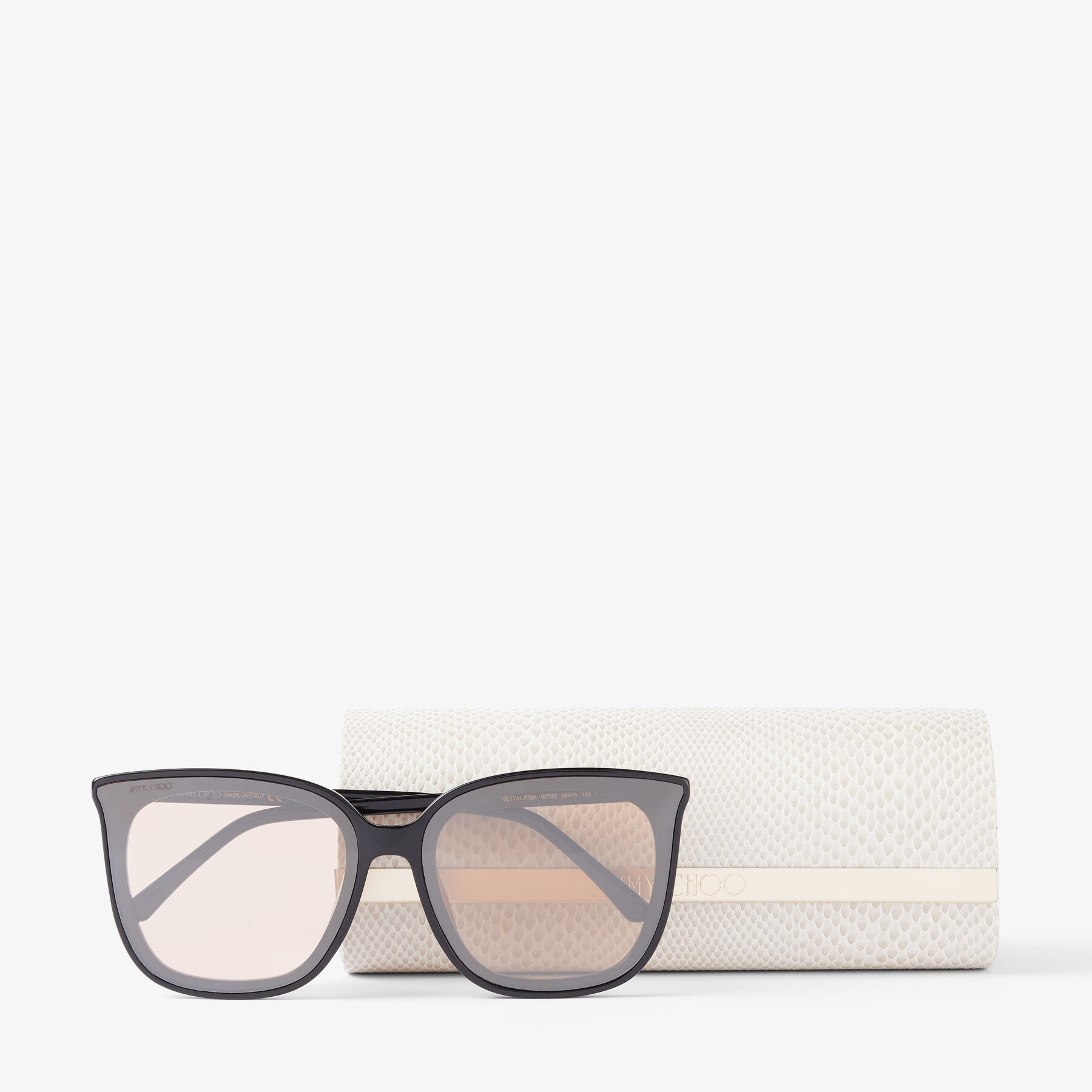 Nettal/F
Black Square-Frame Sunglasses with JC Monogram - 4