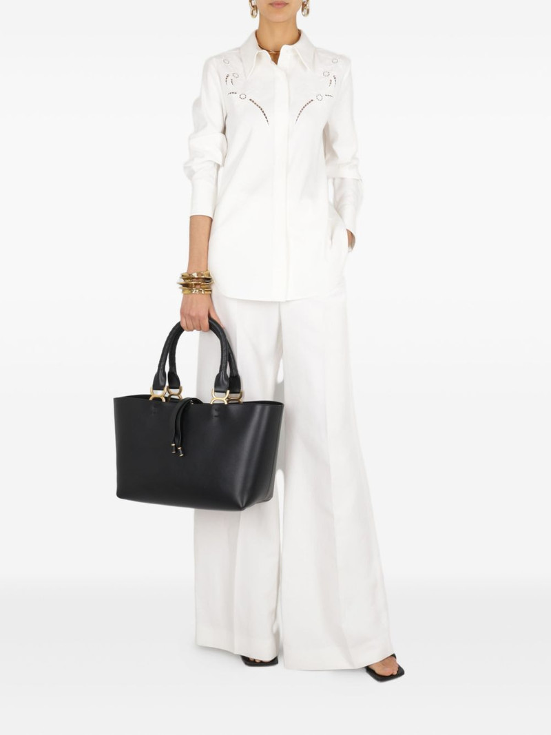 Chloé straight leg tailored trousers outlook