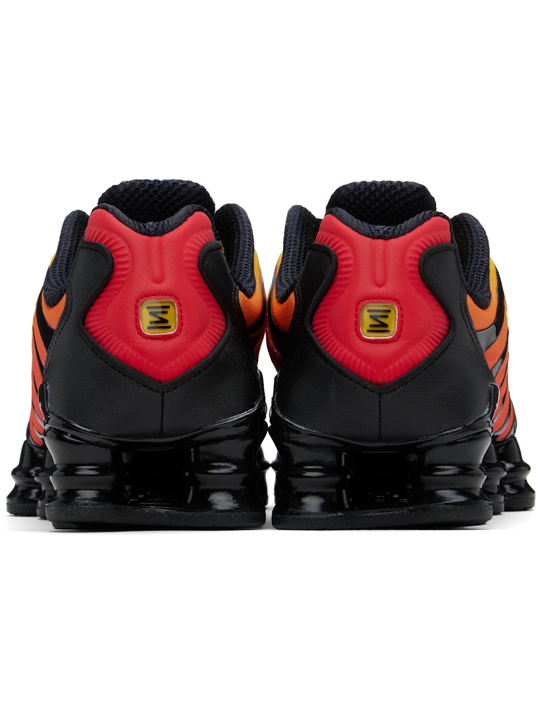 Orange & Black Shox TL Sneakers - 2