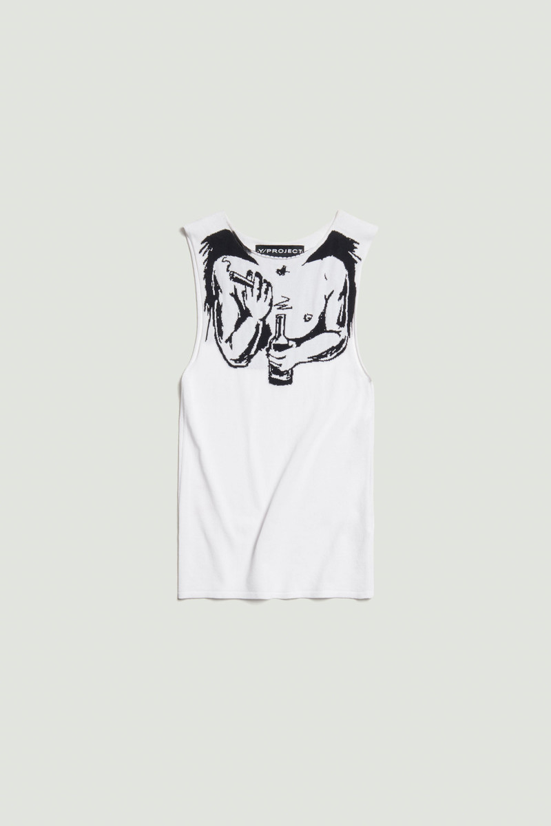 Tattoo Arms Knit Tank Top 1