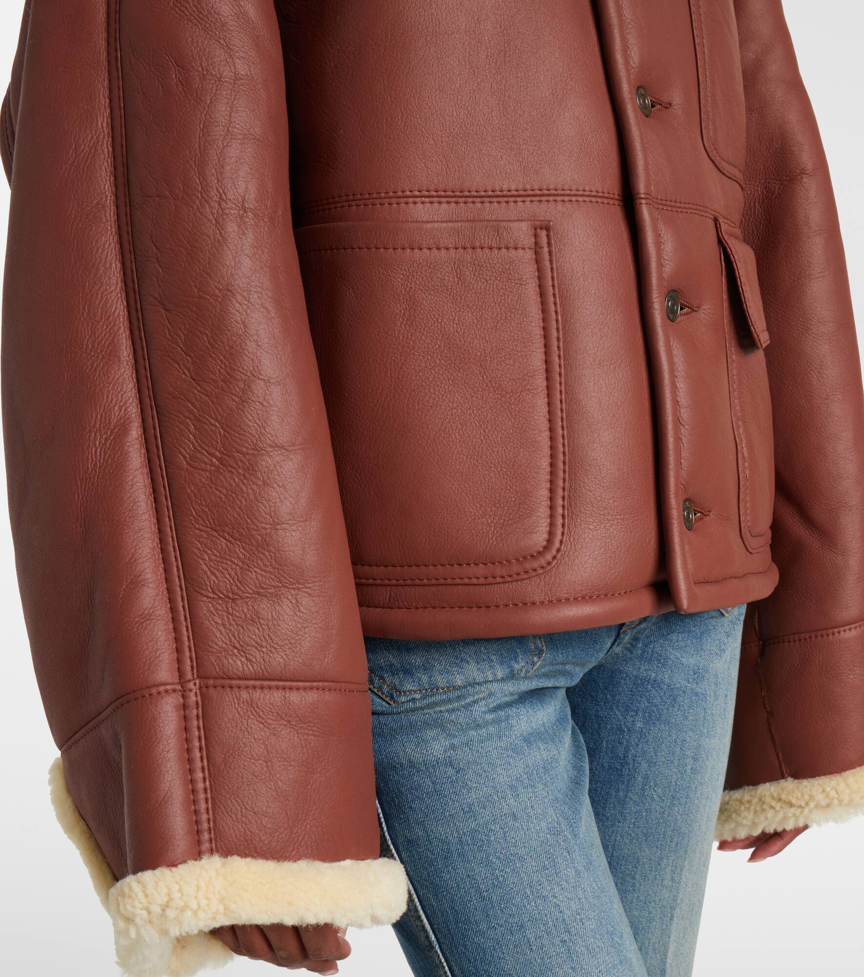 Shearling jacket - 5