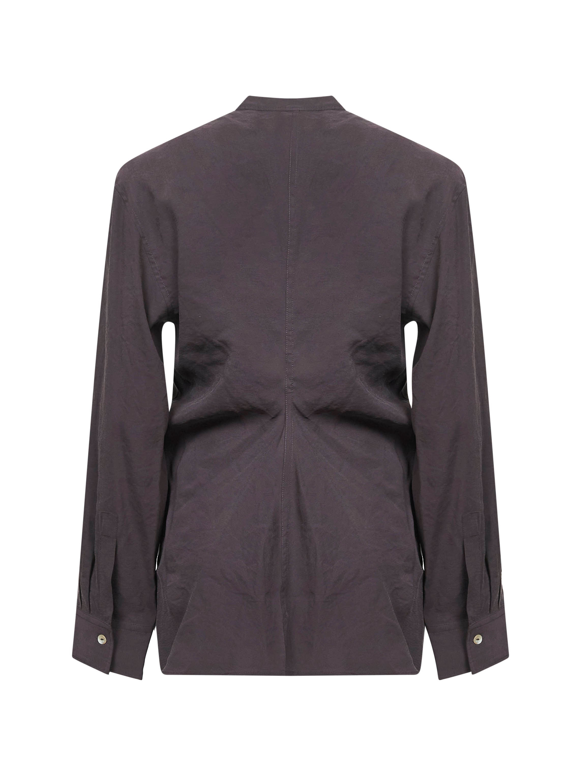 Brown modal blend Acre shirt - 2