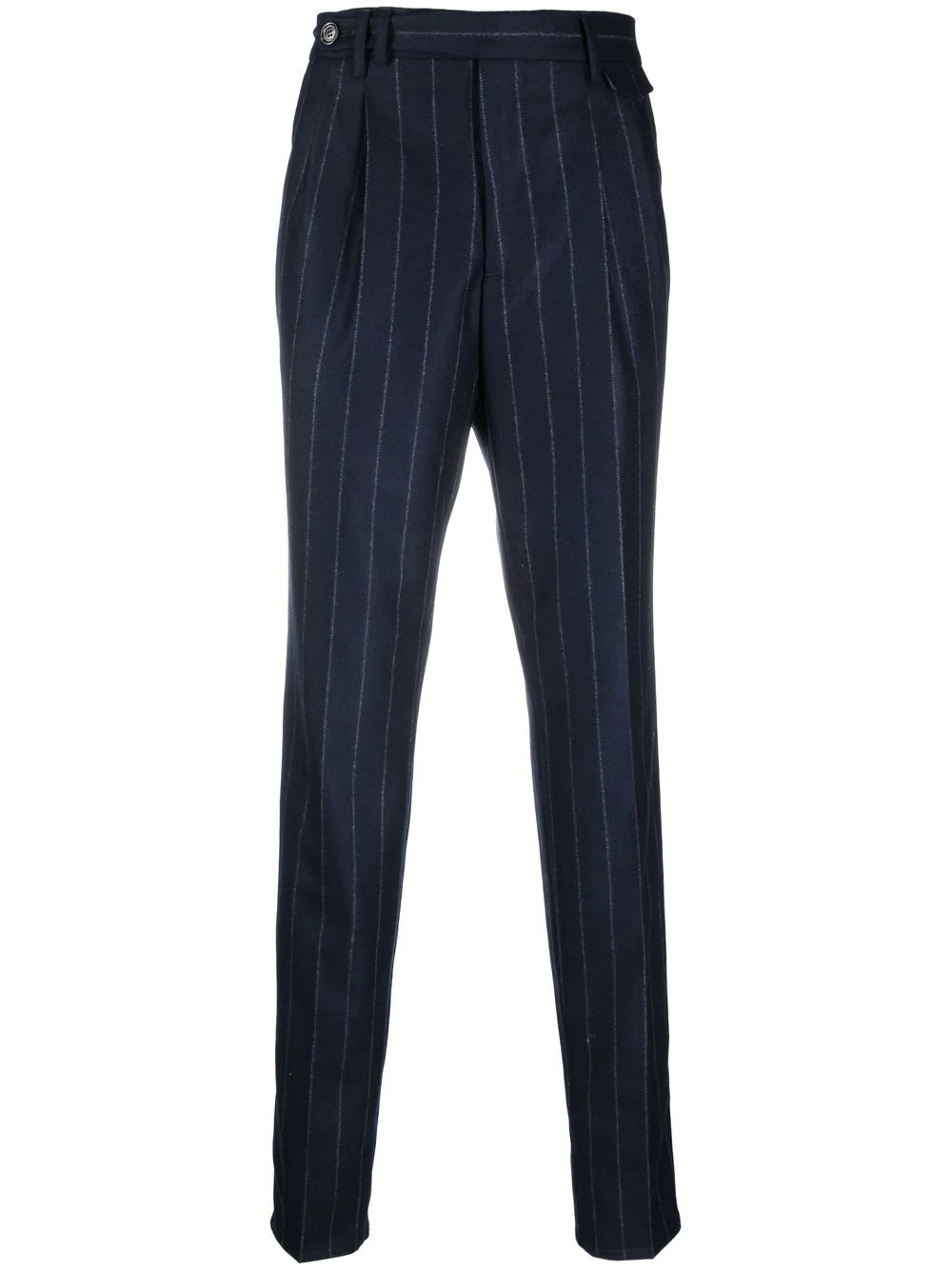 pinstripe-print straight-leg trousers - 1