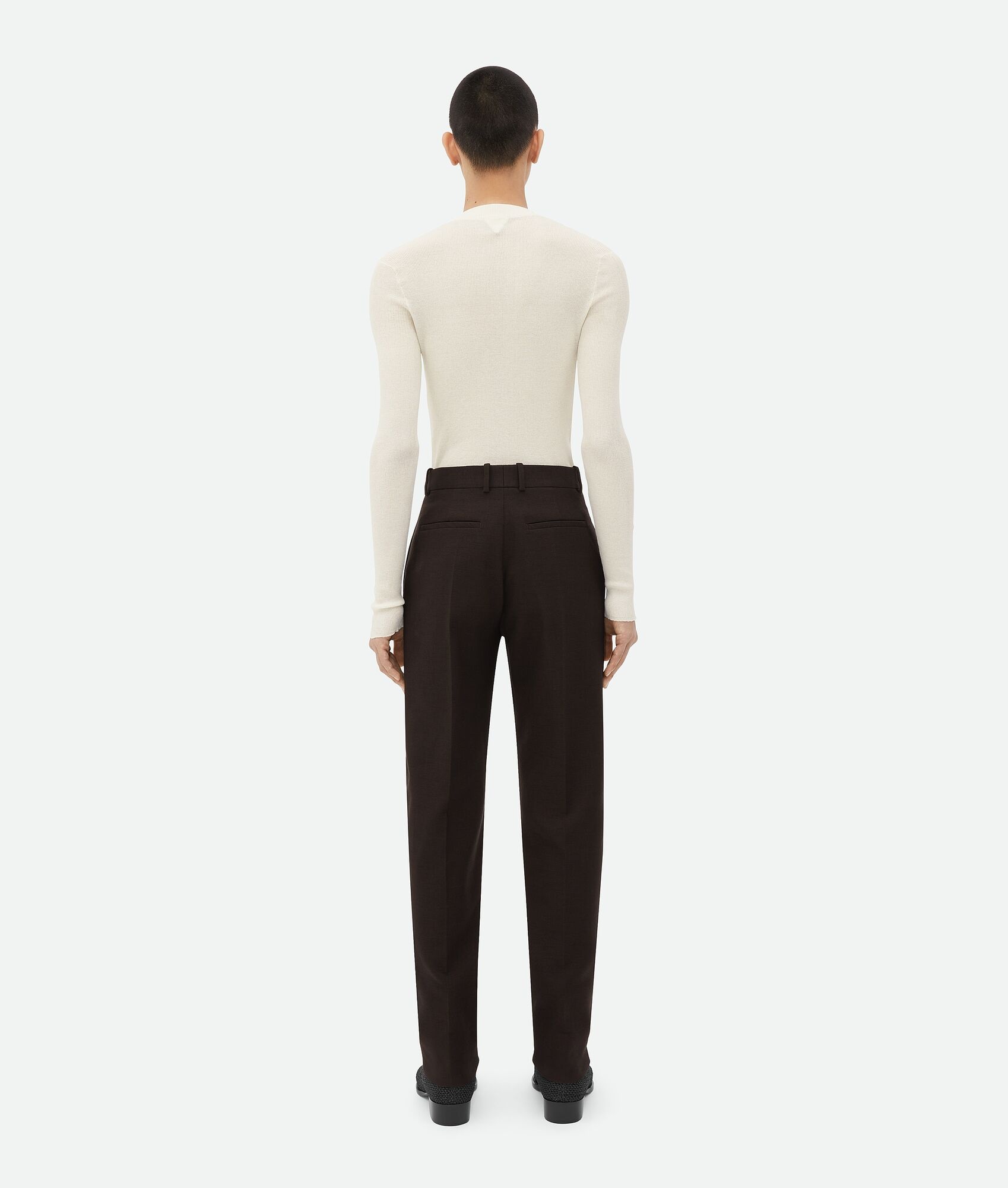 Structured Cotton Pants - 3
