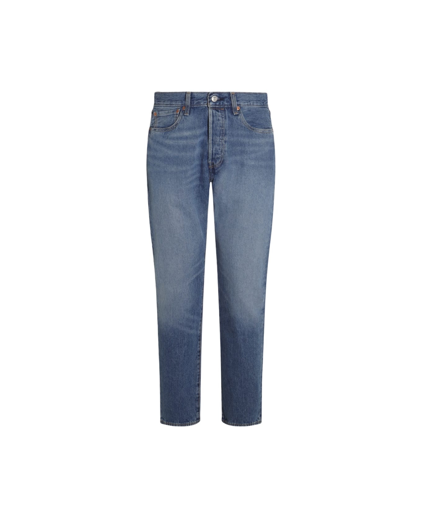 Blue Cotton Denim 501 Jeans - 1