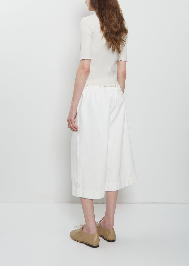 LAUREN MANOOGIAN Washed Cotton Crop Trouser outlook