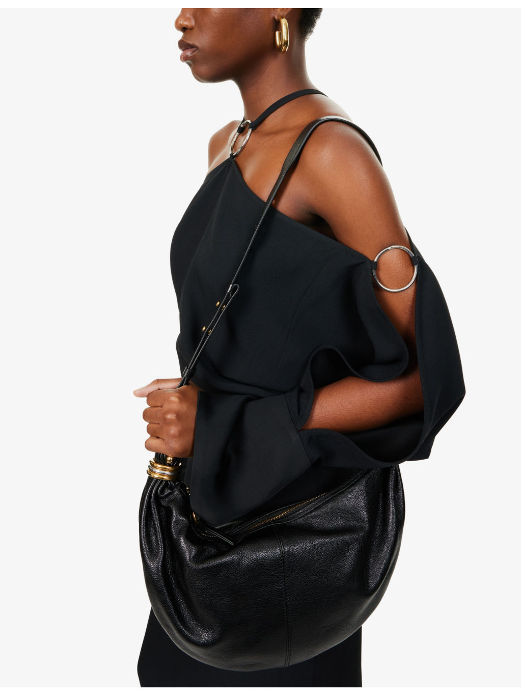 Bracelet small leather clutch bag - 7