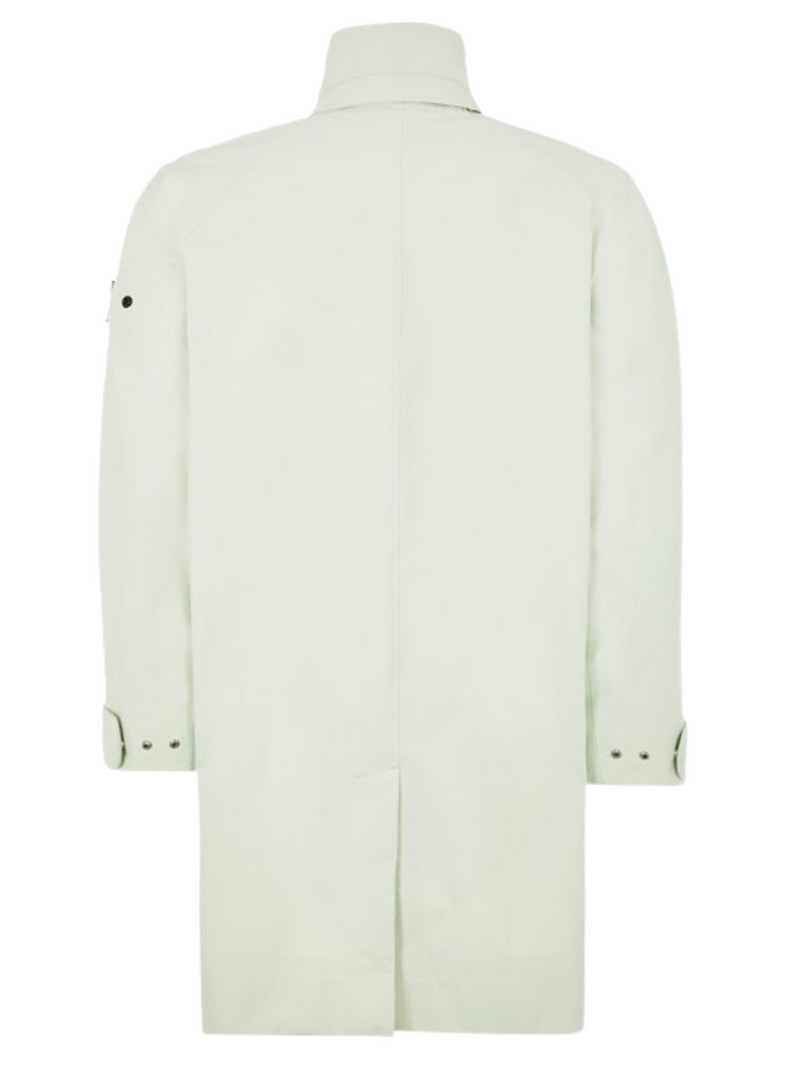 Stone Island Shadow Project STONE ISLAND SHADOW PROJECT Logo-patch Hooded Raincoat Light Green outlook