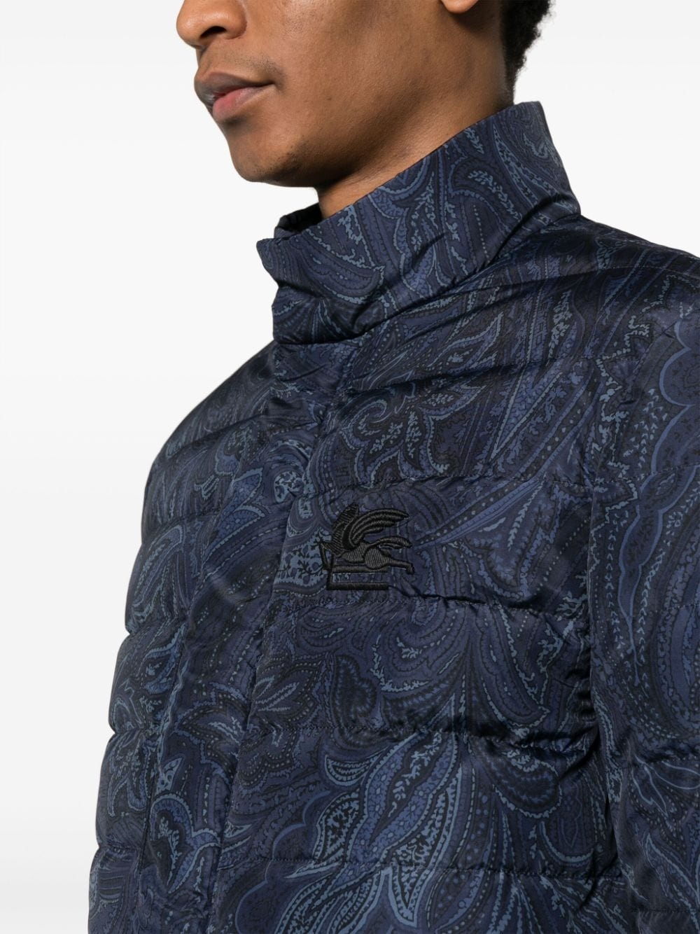paisley-print padded jacket - 5
