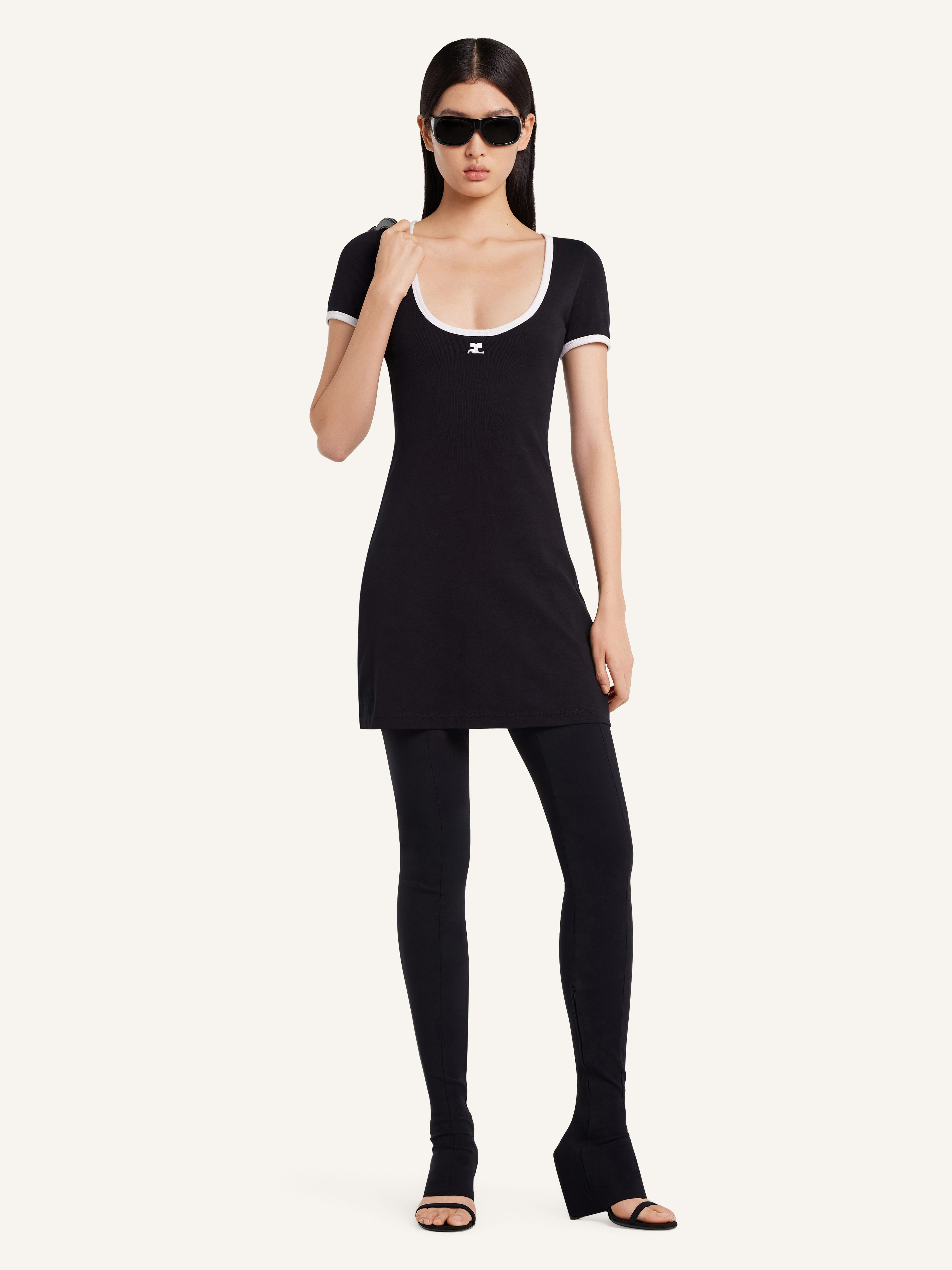 HOLISTIC CONTRAST MINI DRESS - 2