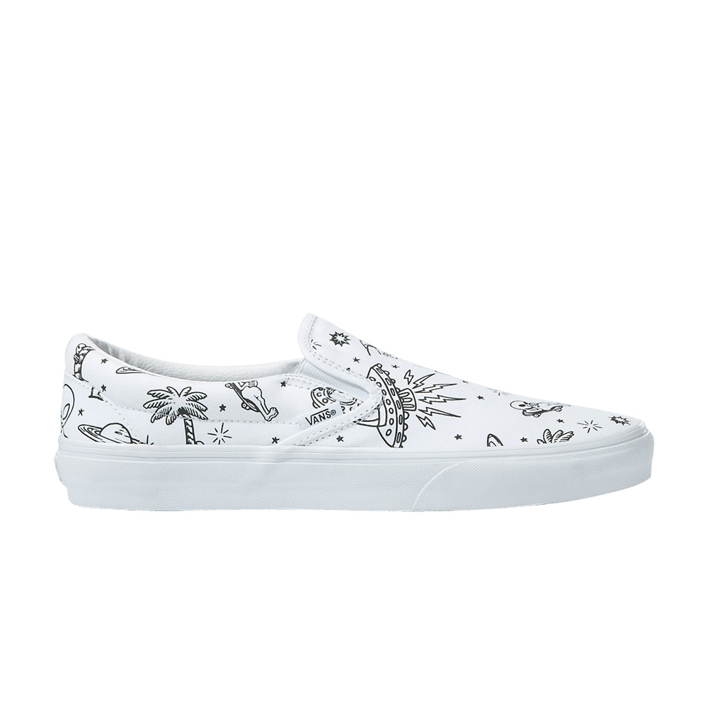 Vans Authentic Unidentified U-paint White Skate Shoes