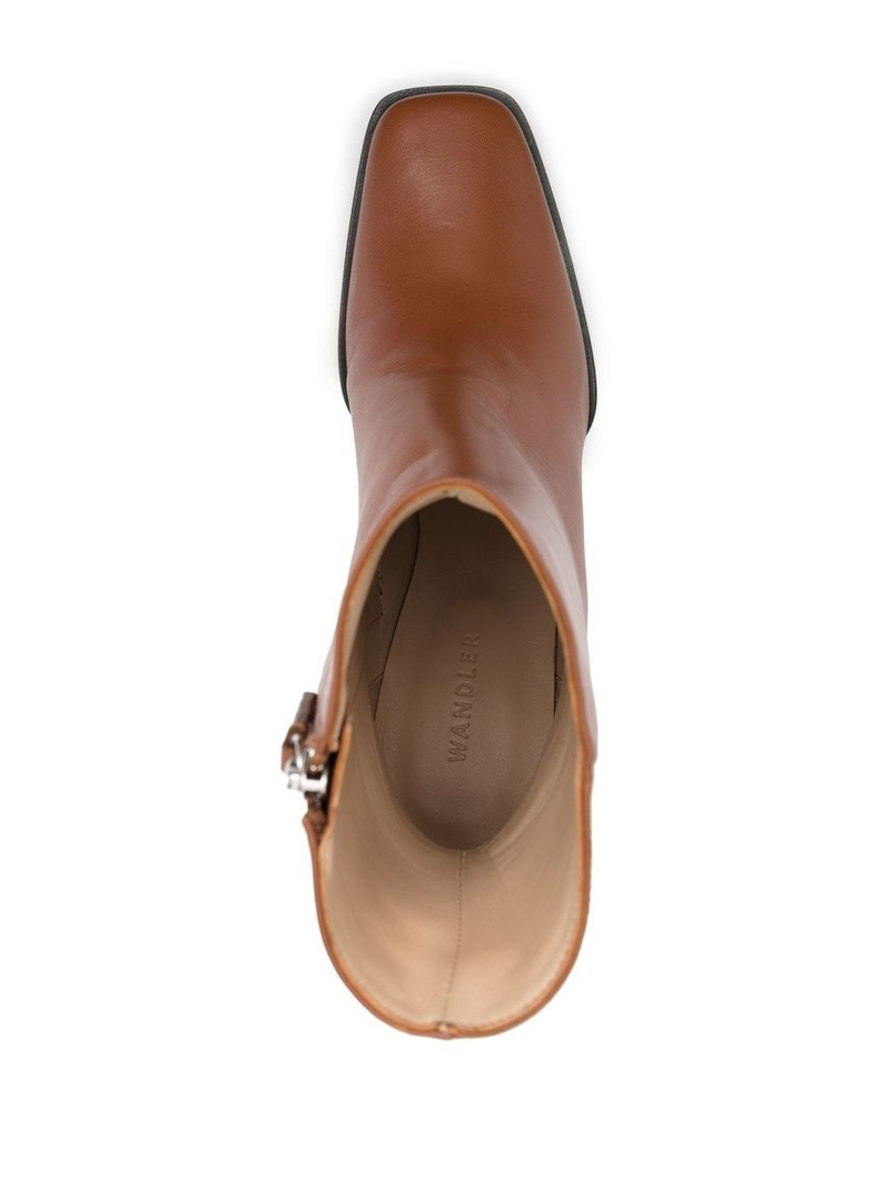square-toe 90mm ankle boots 4