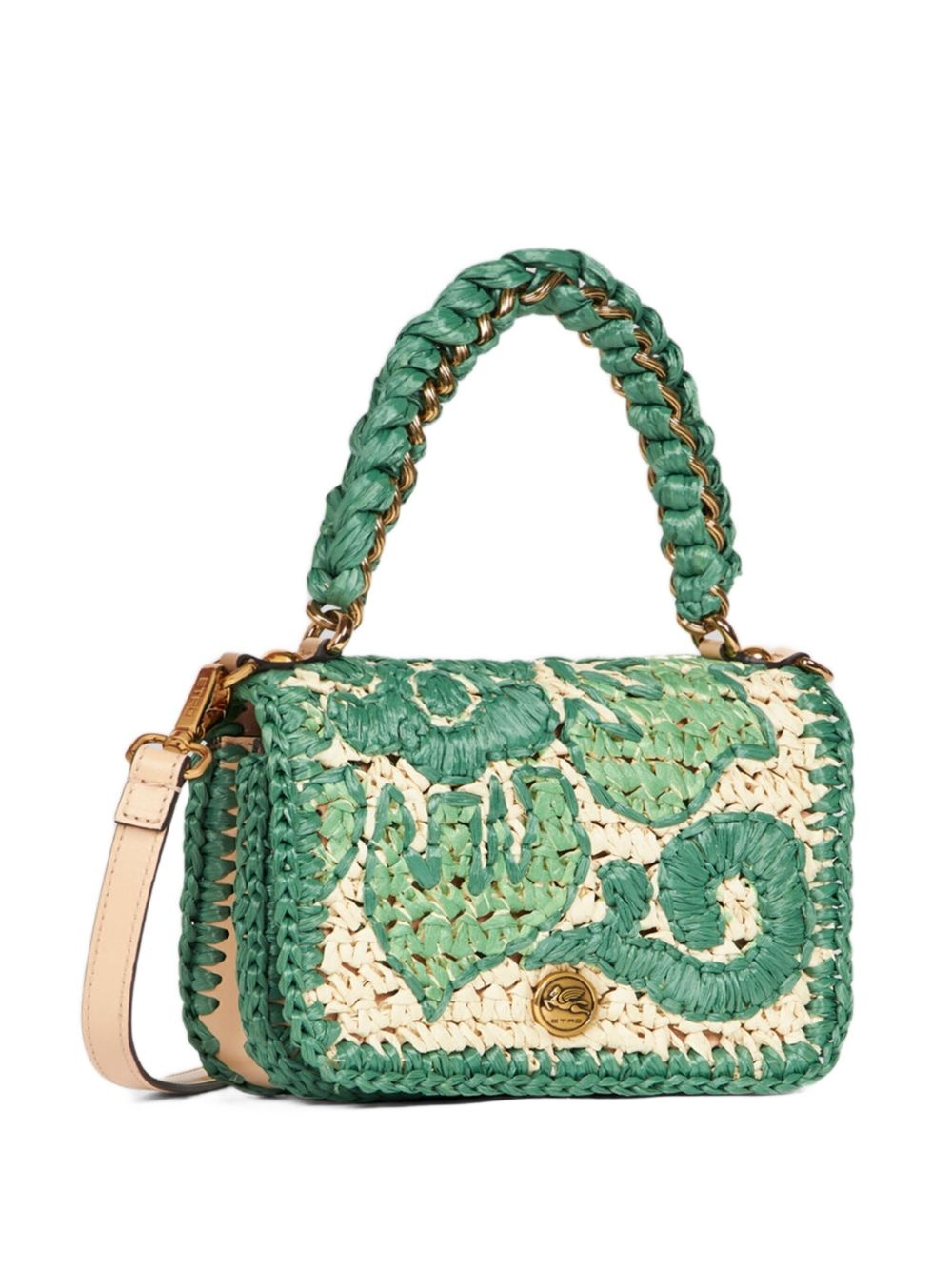 raffia mini bag - 4