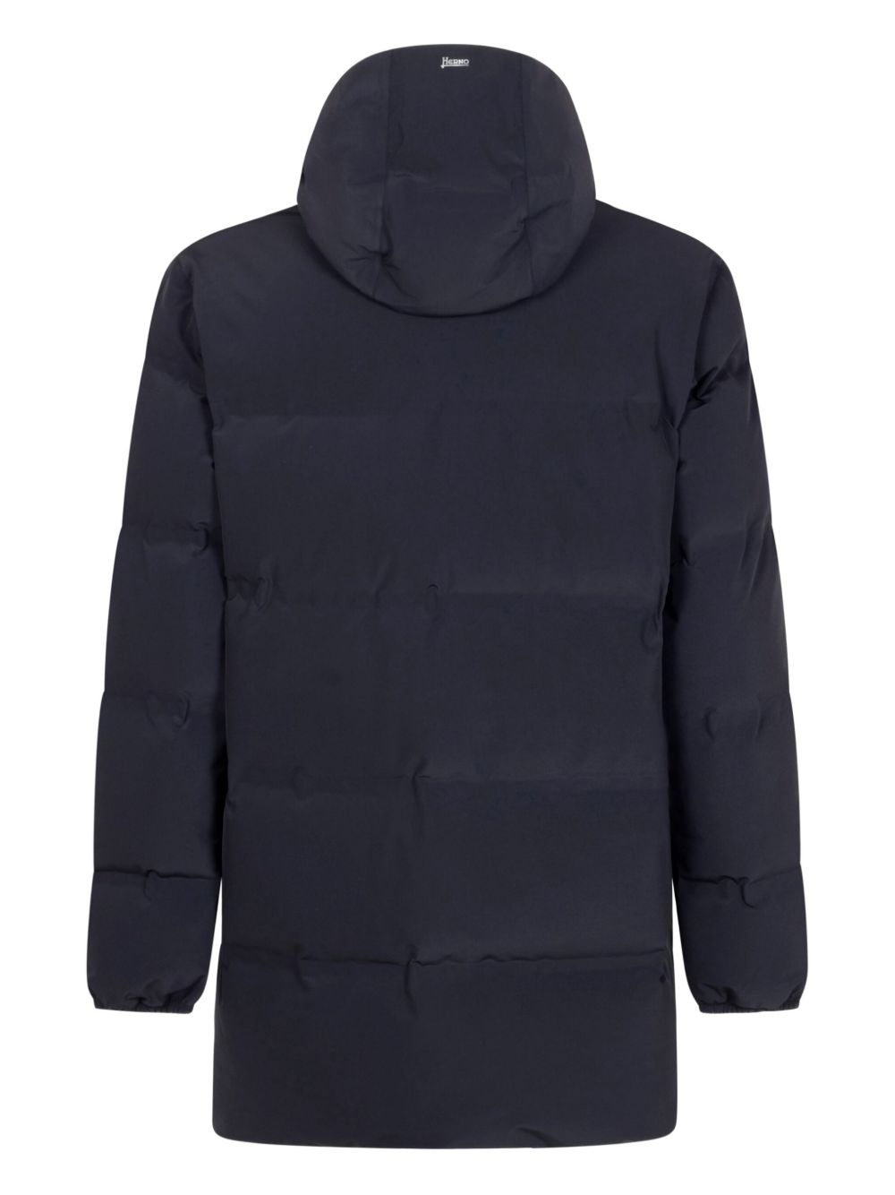 hooded quilted coat - 2