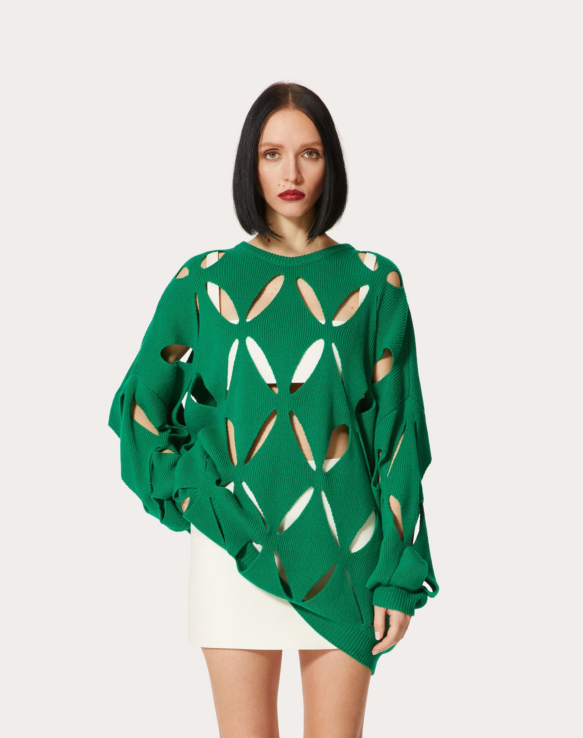 EMBROIDERED WOOL SWEATER - 3