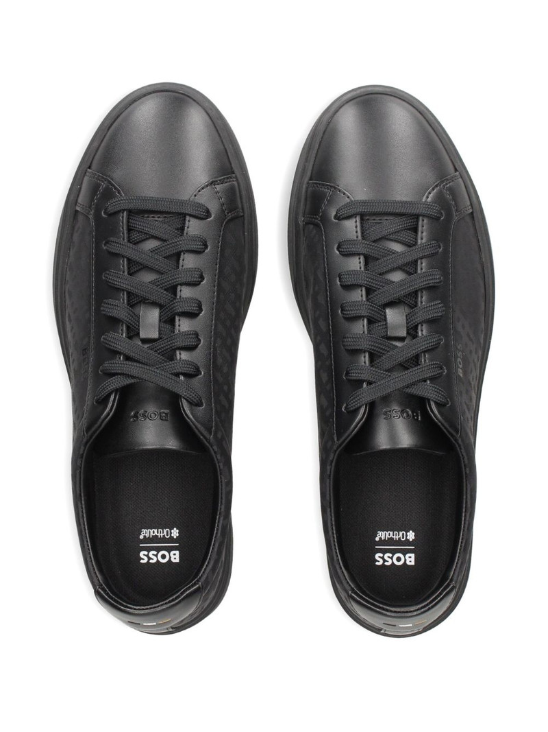 patterned leather sneakers 3