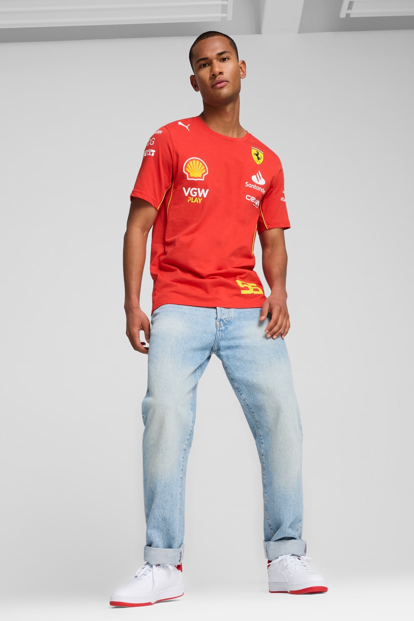 Scuderia Ferrari Sainz Men's Tee - 5