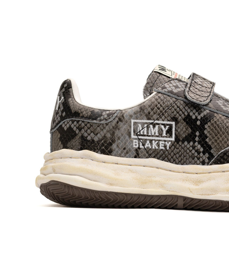 "BLAKEY" OG Sole Python Printed Leather Low-top Sneaker 9