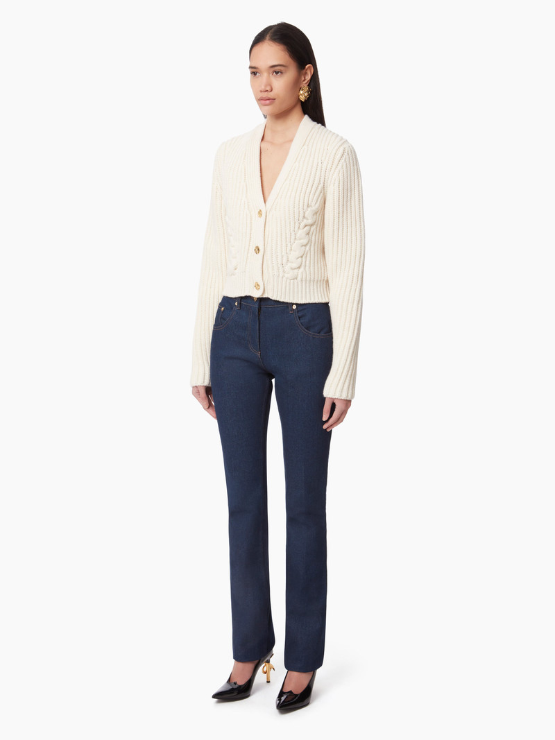 NINA RICCI V-NECK KNIT CARDIGAN outlook