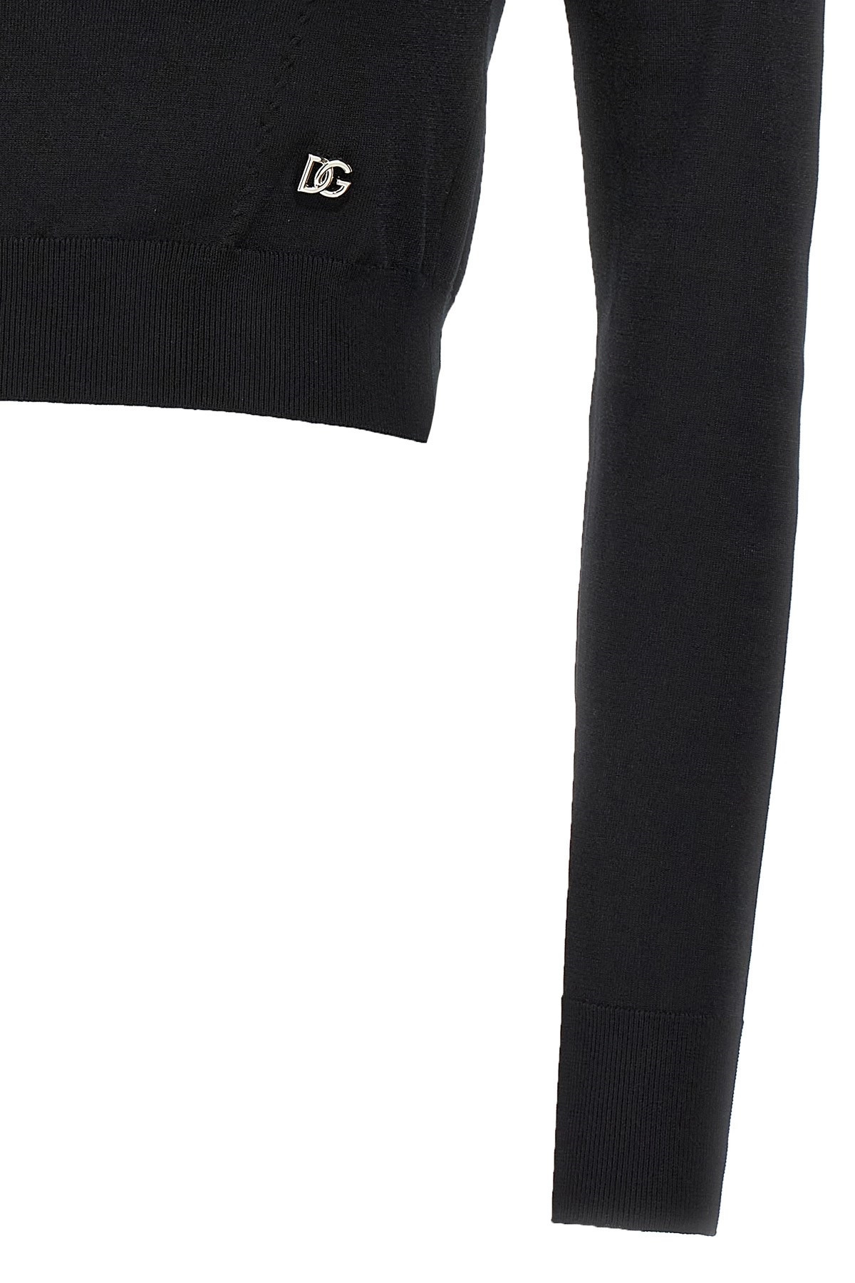 Logo cropped sweater - 5