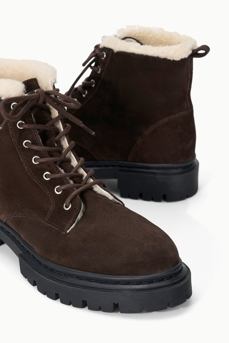 STAUD STAUD HENRY COMBAT BOOT ESPRESSO SUEDE outlook