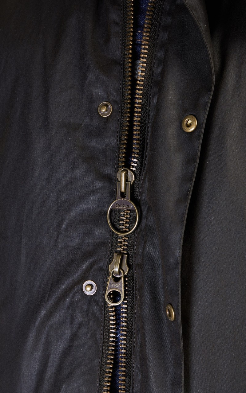 ASHBY WAX JACKET OLIVE - 13