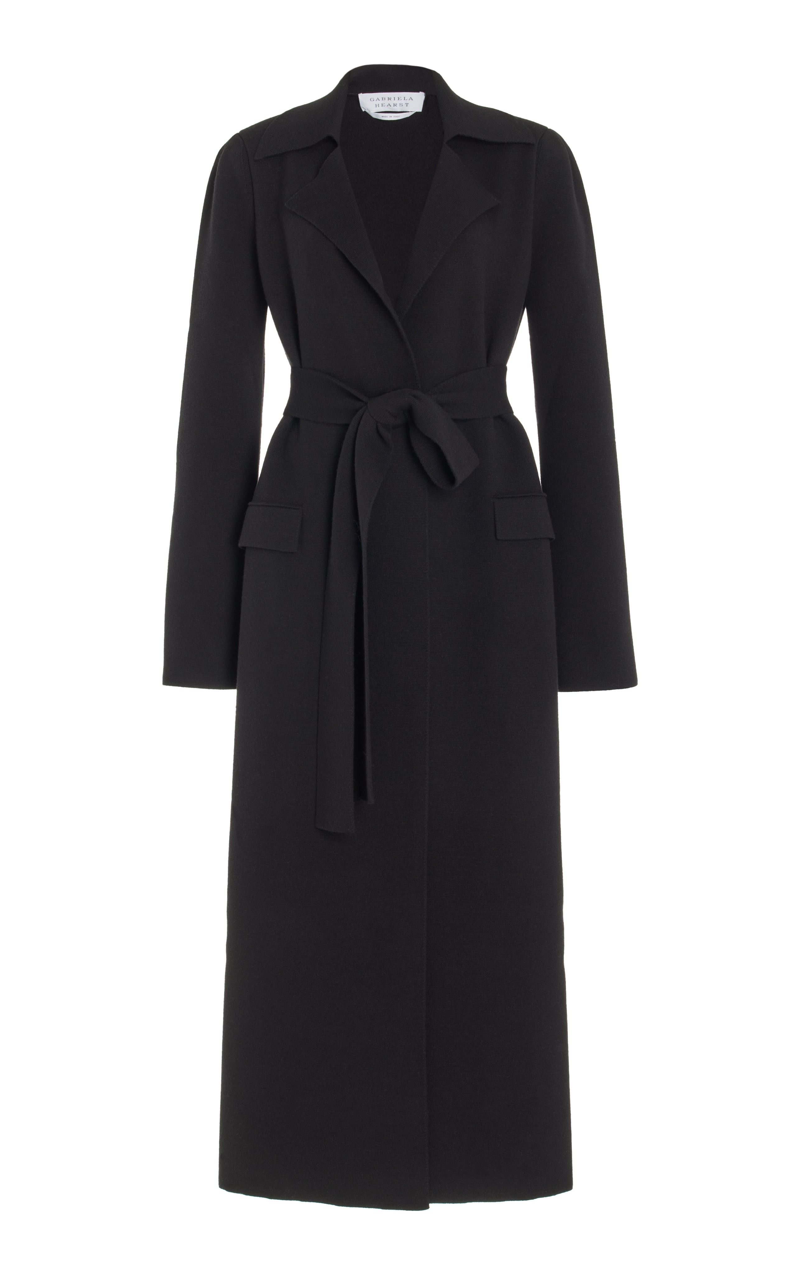 Evan Trench Coat in Wool - 1