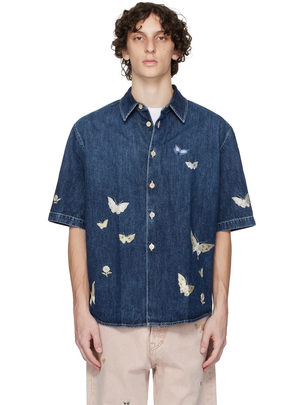 Blue Beyond Shortsleeve Denim Shirt - 1