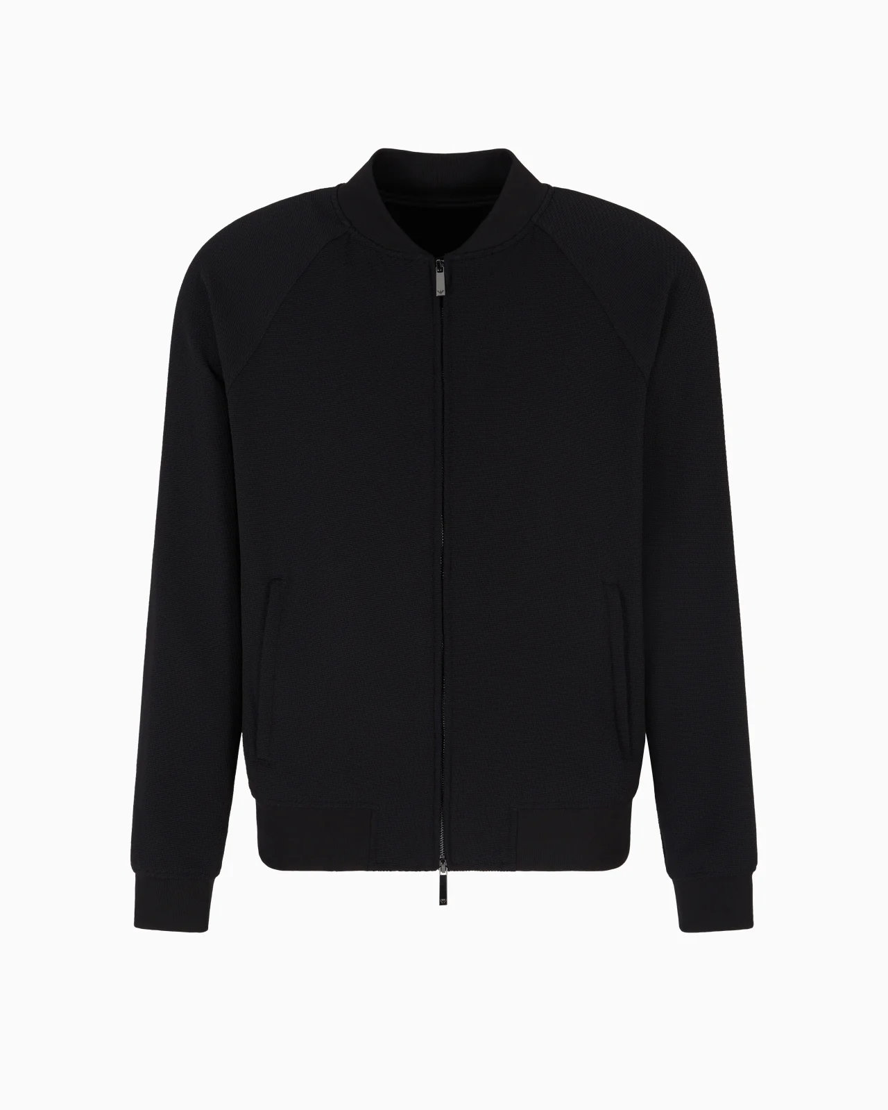 DOUBLE DIAGONAL WEAVE STRETCH NYLON JERSEY BLOUSON - 1