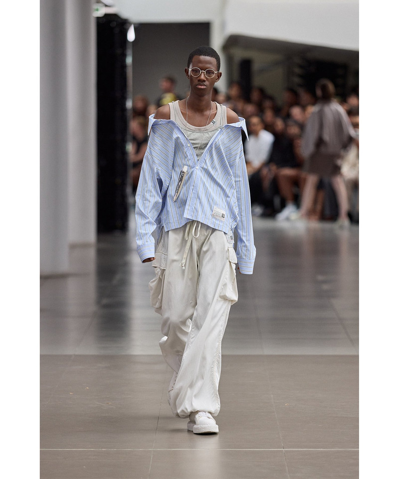 Triple Layered Stripe Shirt 18