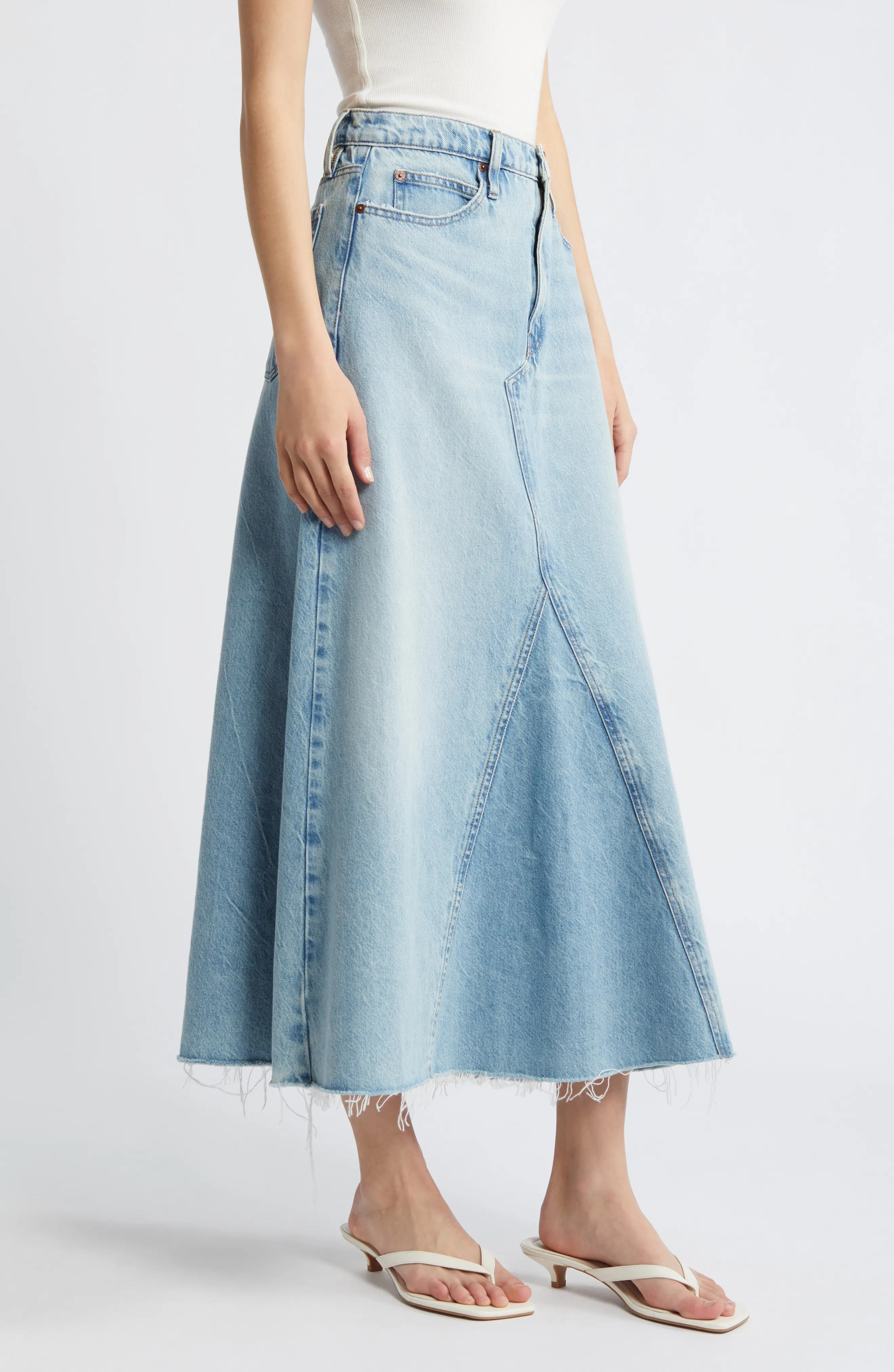 The Dorothy Denim A-Line Skirt - 3