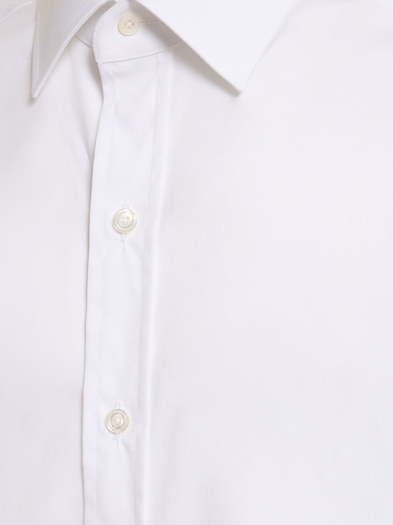 Cotton poplin slim fit shirt - 2