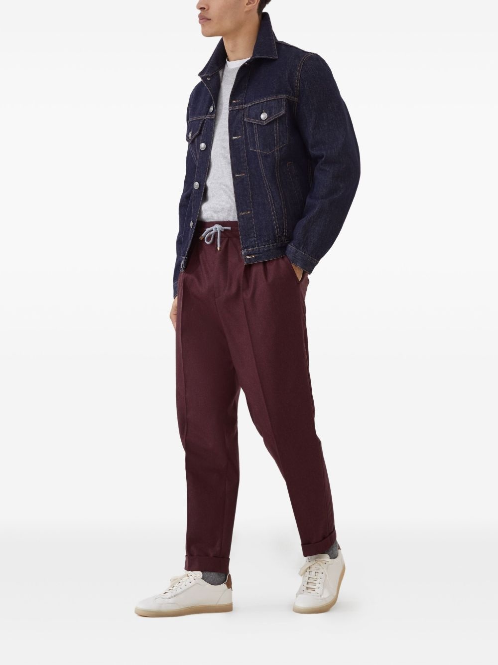 virgin-wool trousers - 2
