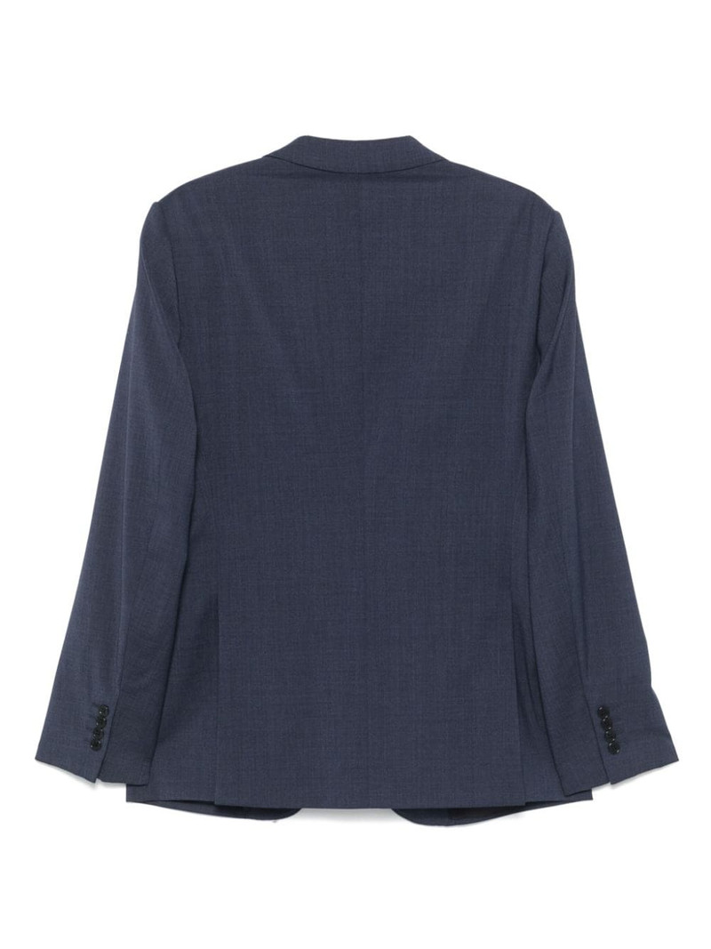 EMPORIO ARMANI single-breasted slim suit outlook