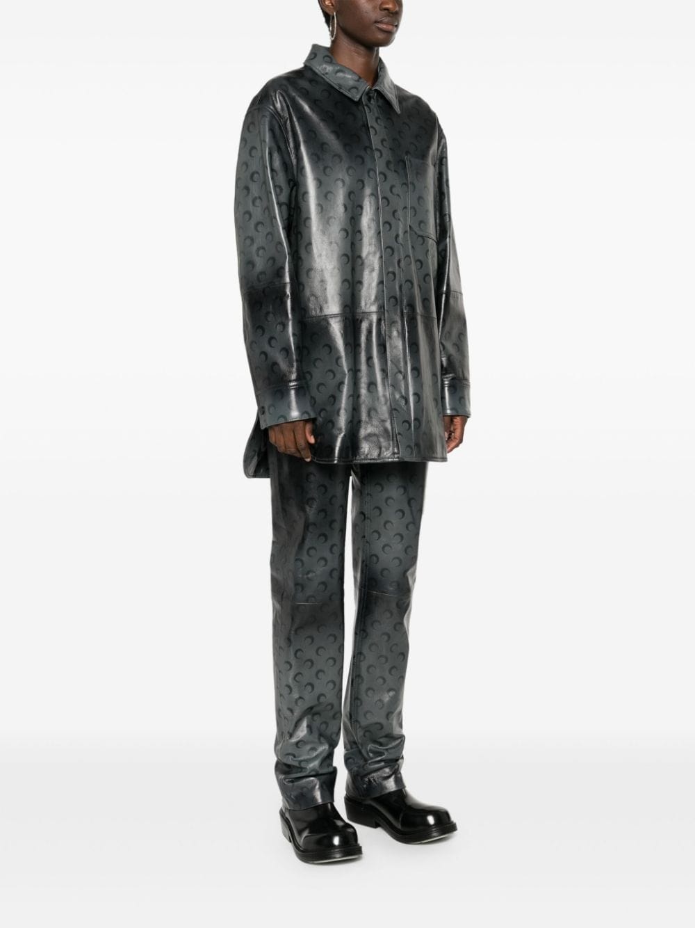 Moon Airbrushed overshirt - 3