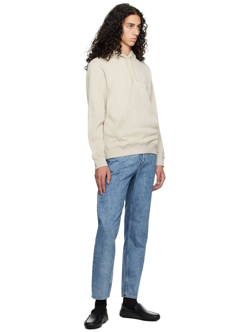 Taupe Bonded Hoodie - 4