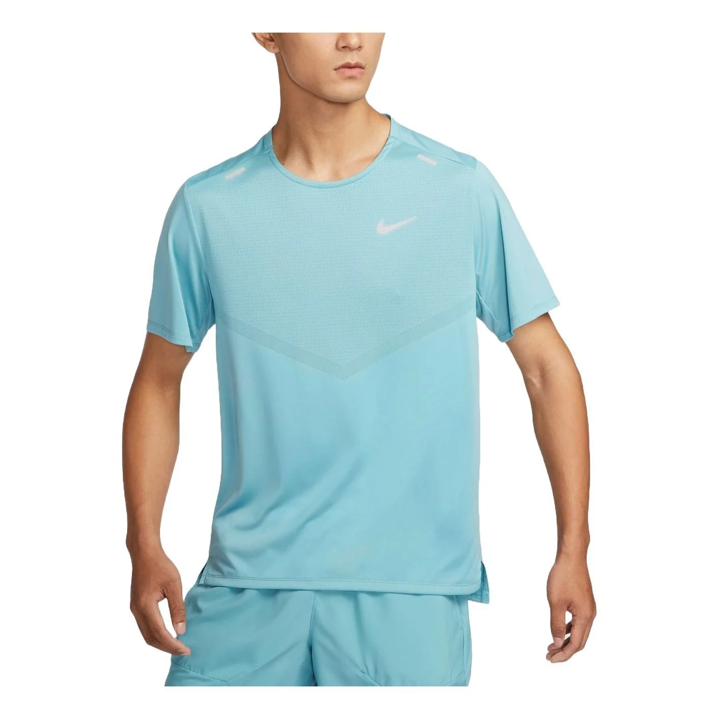 Nike Dri-FIT Rise 365 Running T-shirt Asia Sizing 'Light Blue' CZ9185-464 - 1