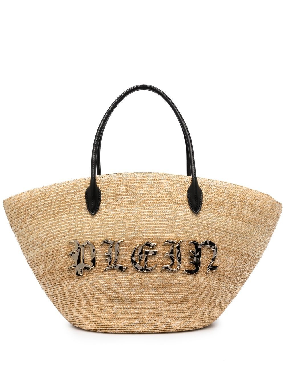 Gothic Plein woven basket bag - 1