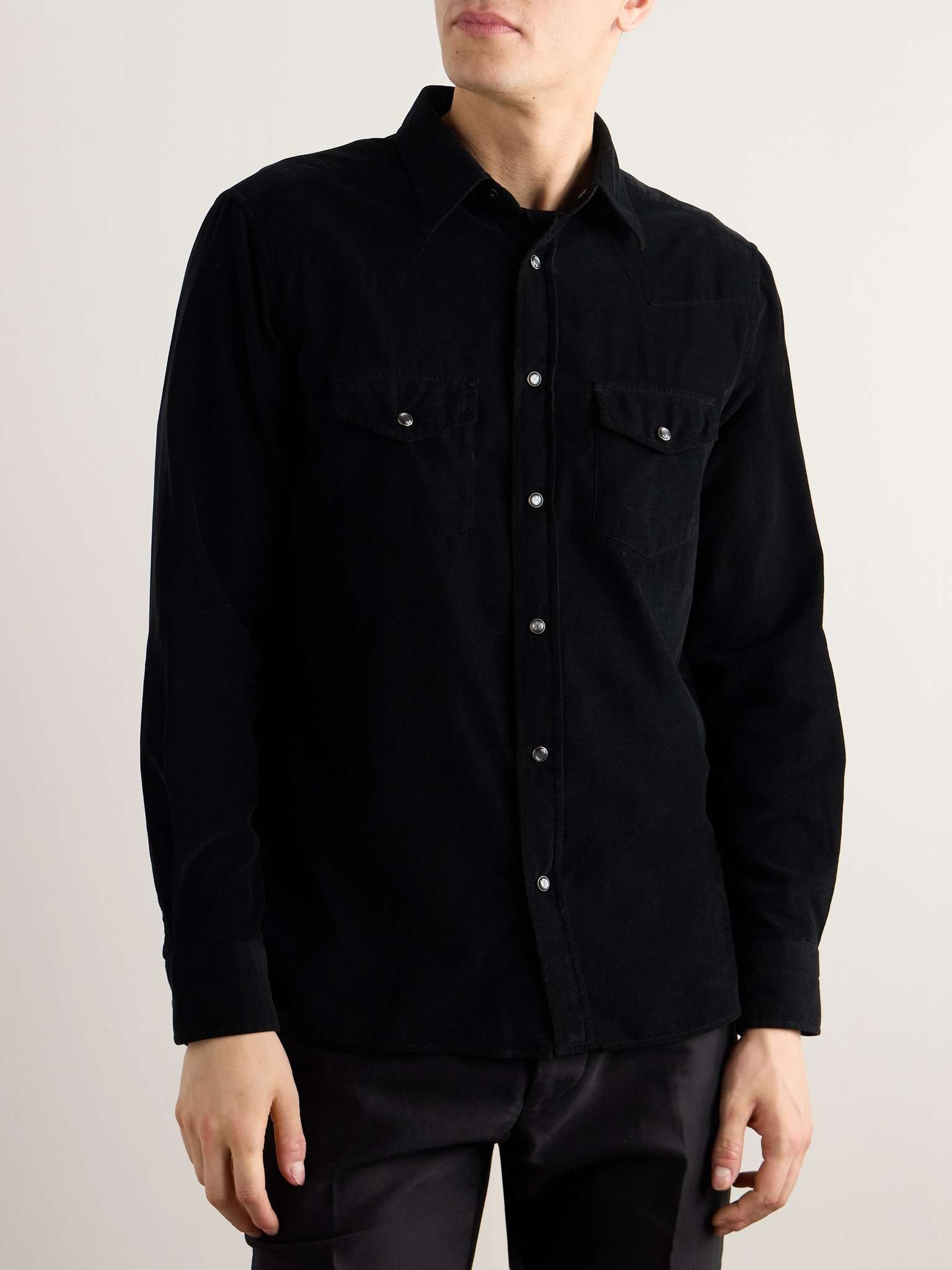 Cotton-Corduroy Western Shirt - 3