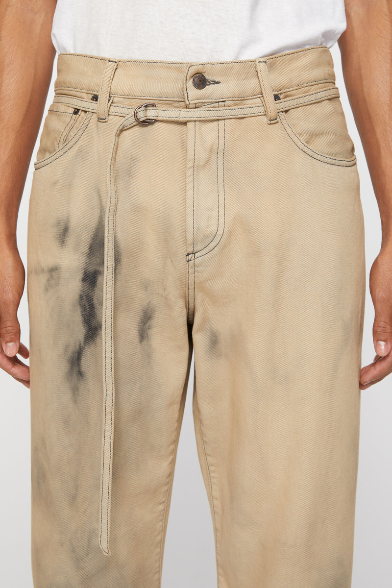 Loose fit jeans - 1991 Toj - Beige/black 5