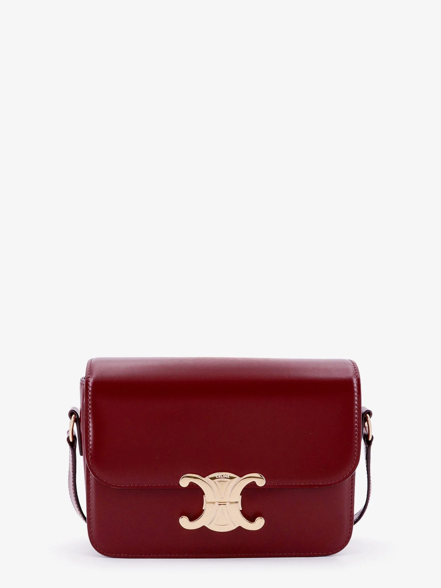 Celine Teen Triomphe Leather Shoulder Bag - 1