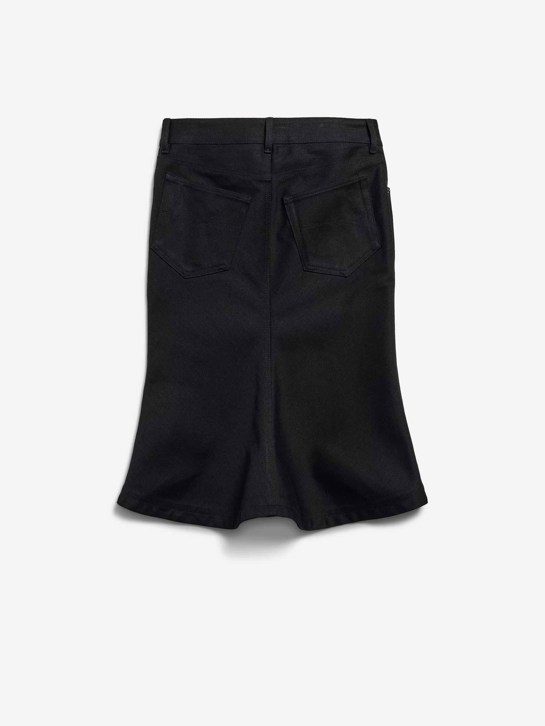 MIDI GODET SKIRT - 3