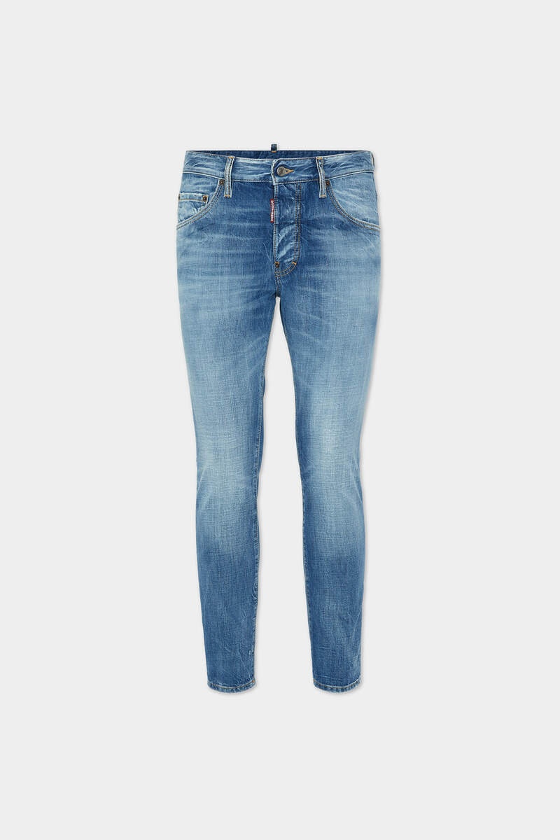 LIGHT VINTAGE WASH SKATER JEANS - 1