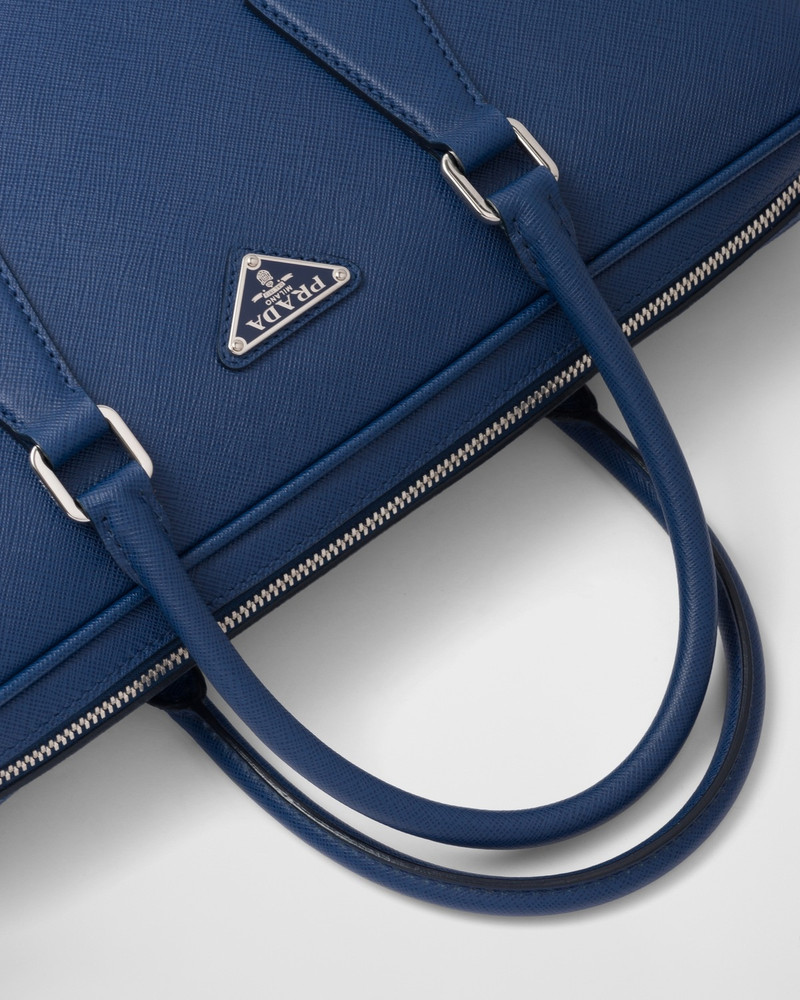 Saffiano Leather Work Bag 5