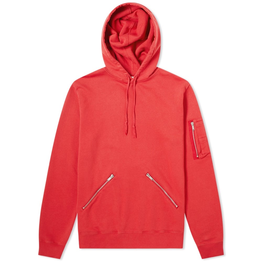 Saint Laurent Zip Detail Hoody - 1