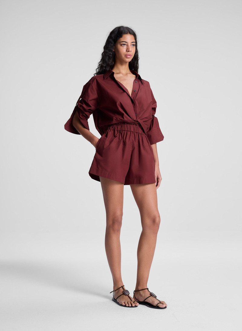 Leo Cropped Cotton Shirt 4