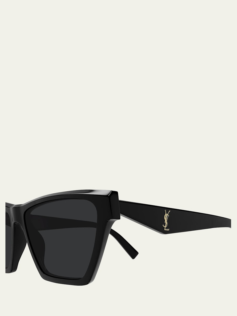 SAINT LAURENT Acetate Cat-Eye Sunglasses outlook