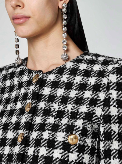 Alessandra Rich Crystals and sphere long earrings outlook