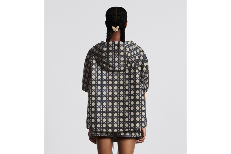 Macrocannage Short-Sleeved Hooded Short Anorak 4